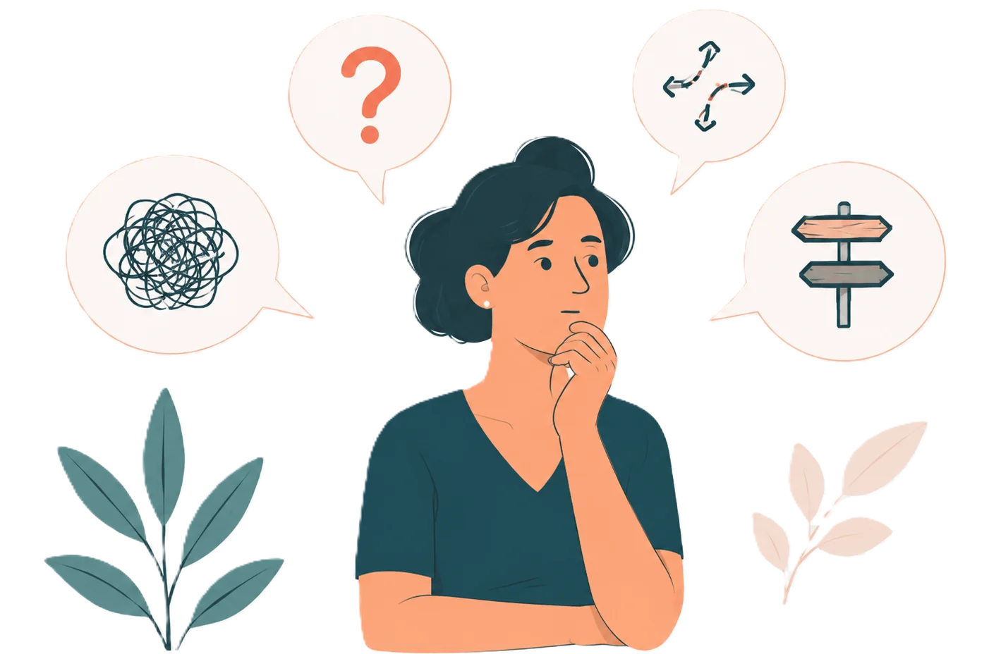 Illustration des questionnements professionnels